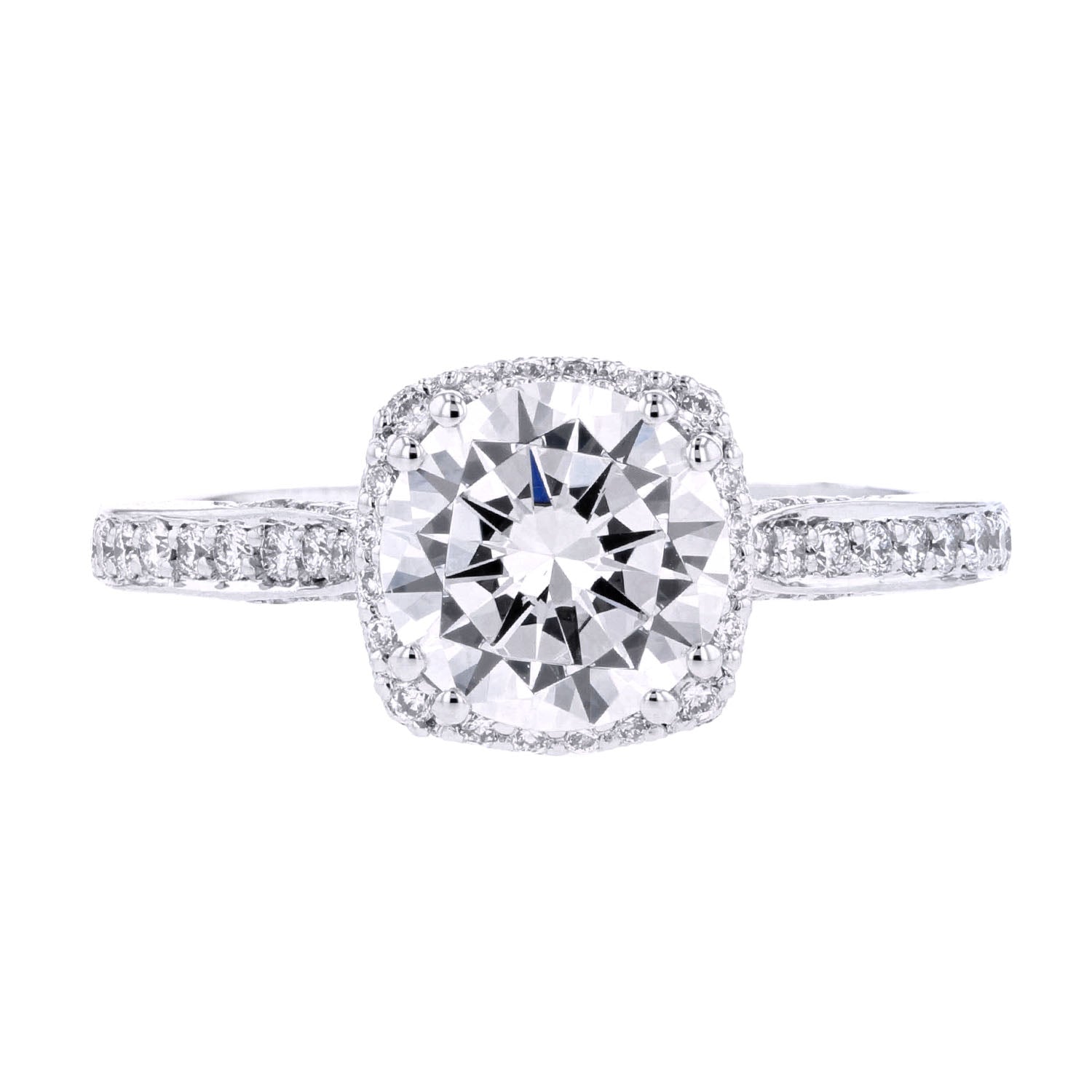 Tacori Dantela 2620 RD MD P W Diamond Engagement Ring – Bella Cosa Jewelers